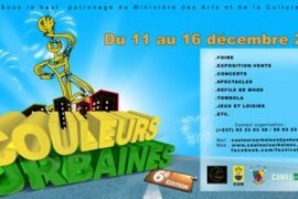 Affiche Sixième édition du festival Couleurs urbaines