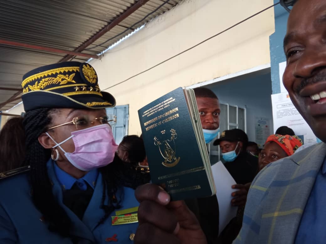 143 biometric passports have arrived. Photo Wankui Vera
