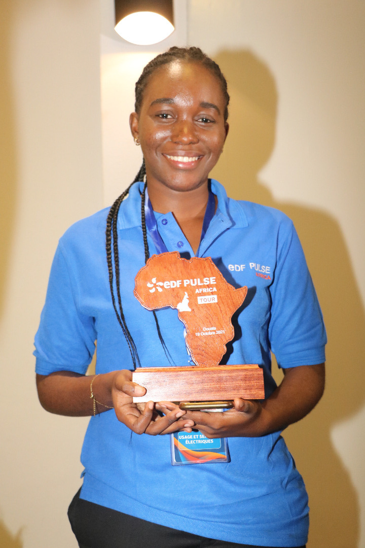 Naomi Dinamona remporte l'étape Cameroun du concours EDF Pulse Africa Tour 2021