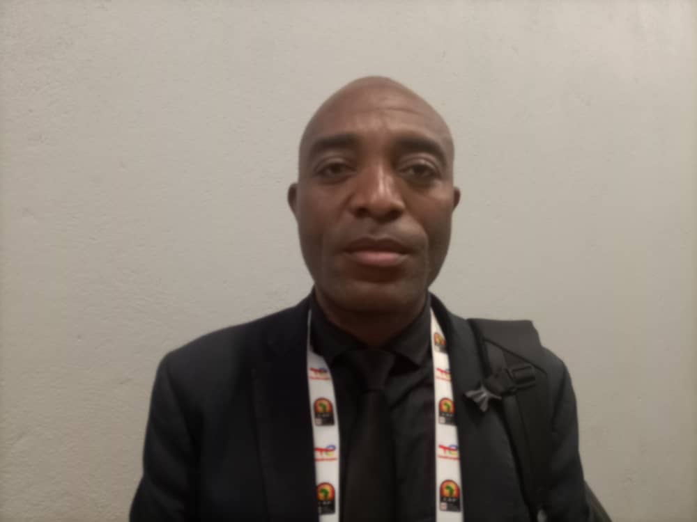 David Monsuy Ndong Anguesomo, journaliste à TVGE