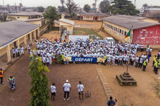 Une école rénovée au Cameroun lors de la Solidarity Day de Africa Global Logistics