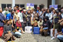 Des participants au Festival du film européen à l'étape de Douala